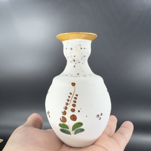Mexico Folk Art Pottery Vase Tonala Talavera Ceramic Hand Painted Stoneware VTG - Picture 10 of 16